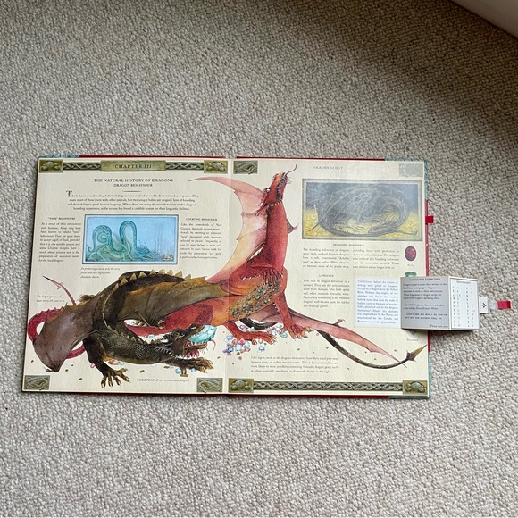 Mythical Dragon 2003 First Edition Dragonology Hardcover Book Dr. Ernest Drake - Picture 8 of 9